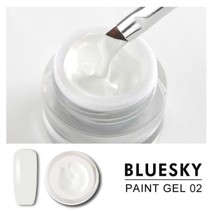 Gel Paint para diseño - 02 BLANCO