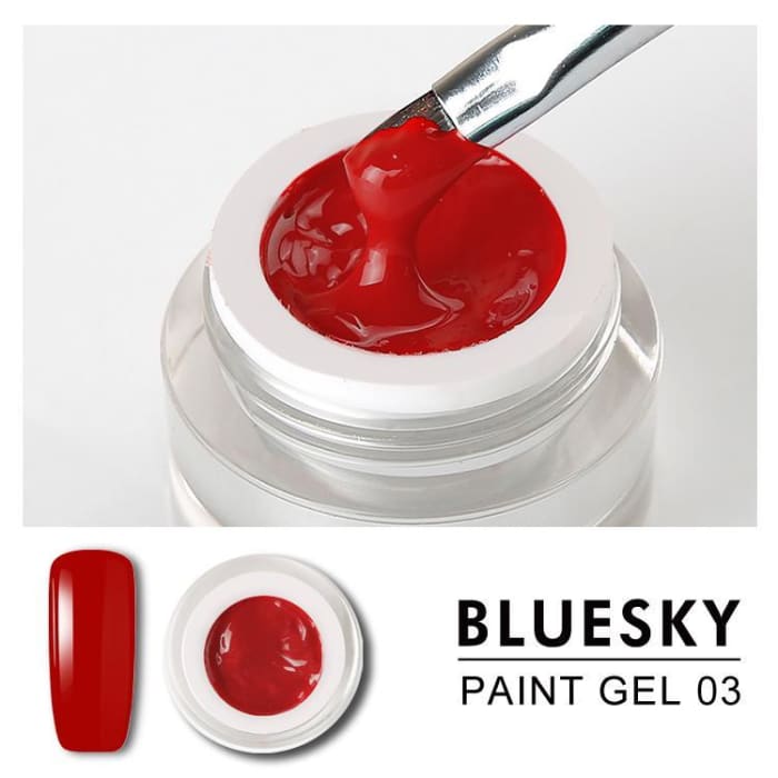 Gel Paint para diseño - 03 ROJO