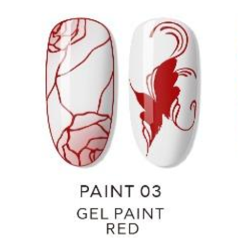 Gel Paint para diseño - 03 ROJO