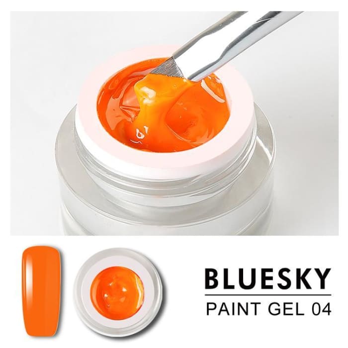 Gel Paint para diseño - 04 NARANJO