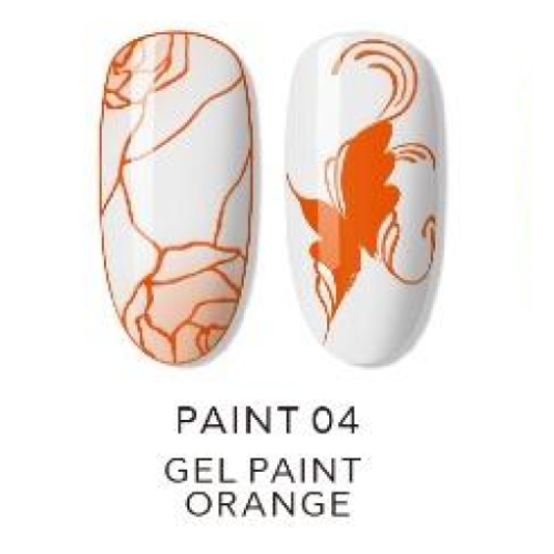 Gel Paint para diseño - 04 NARANJO