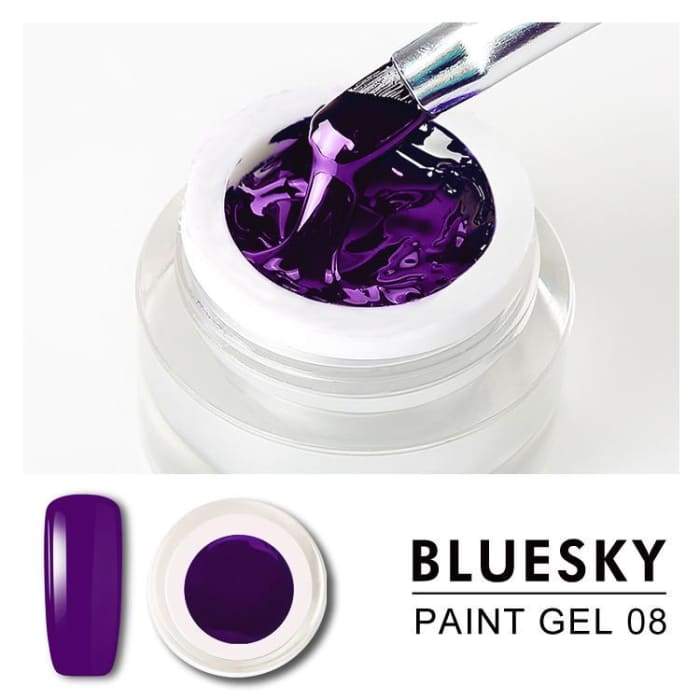 Gel Paint para diseño - 08 MORADO