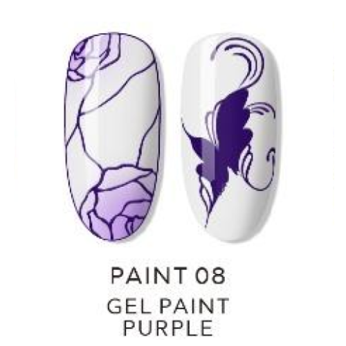 Gel Paint para diseño - 08 MORADO