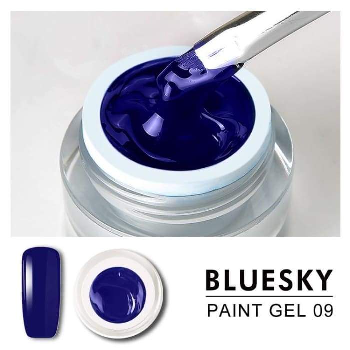 Gel Paint para diseño - 09 AZUL