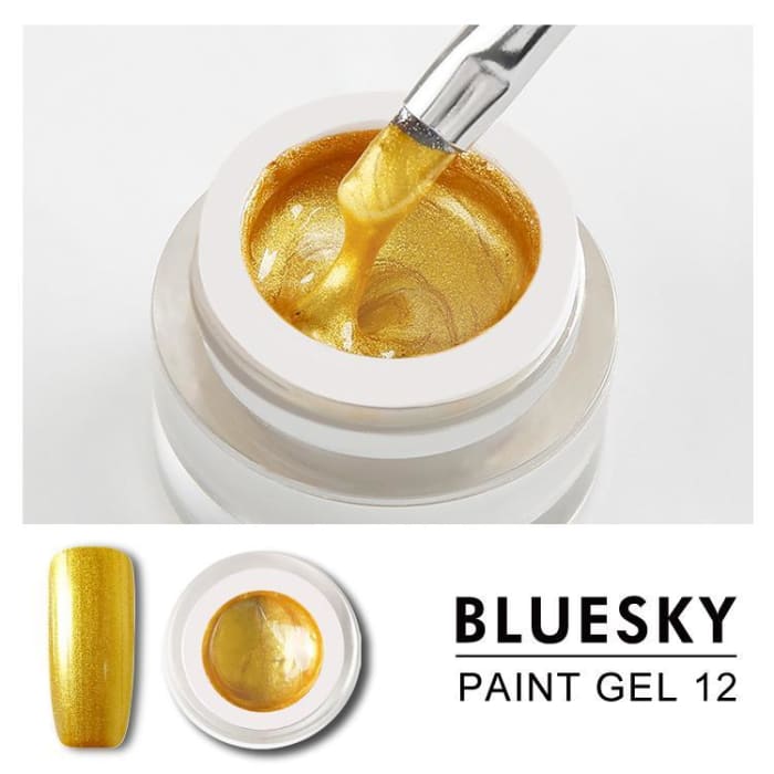 Gel Paint para diseño - 12 DORADO