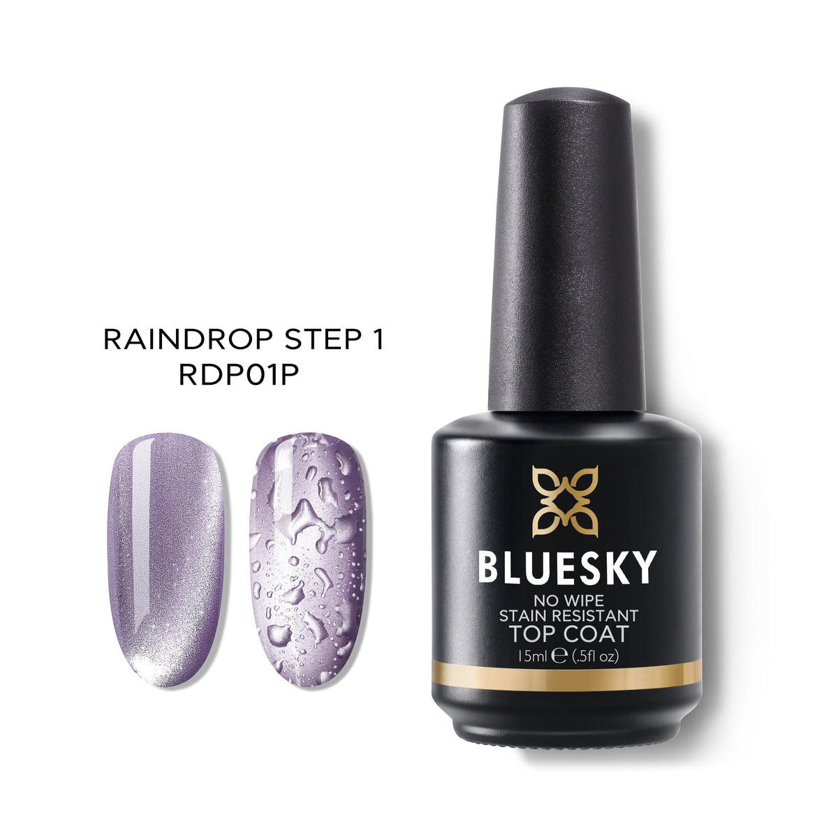 Bluesky Top Coat No Wipe Stain Resistant Raindrop Paso 1 RDP01P