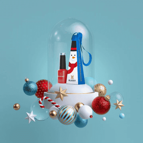 Cajita Navidad Azul 5ml