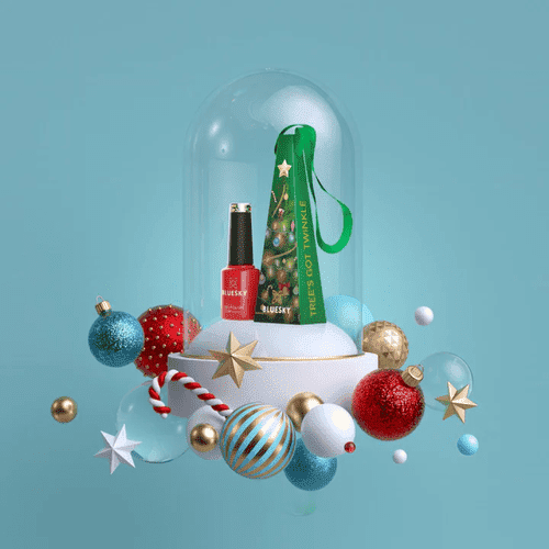 Cajita Navidad Verde 5ml