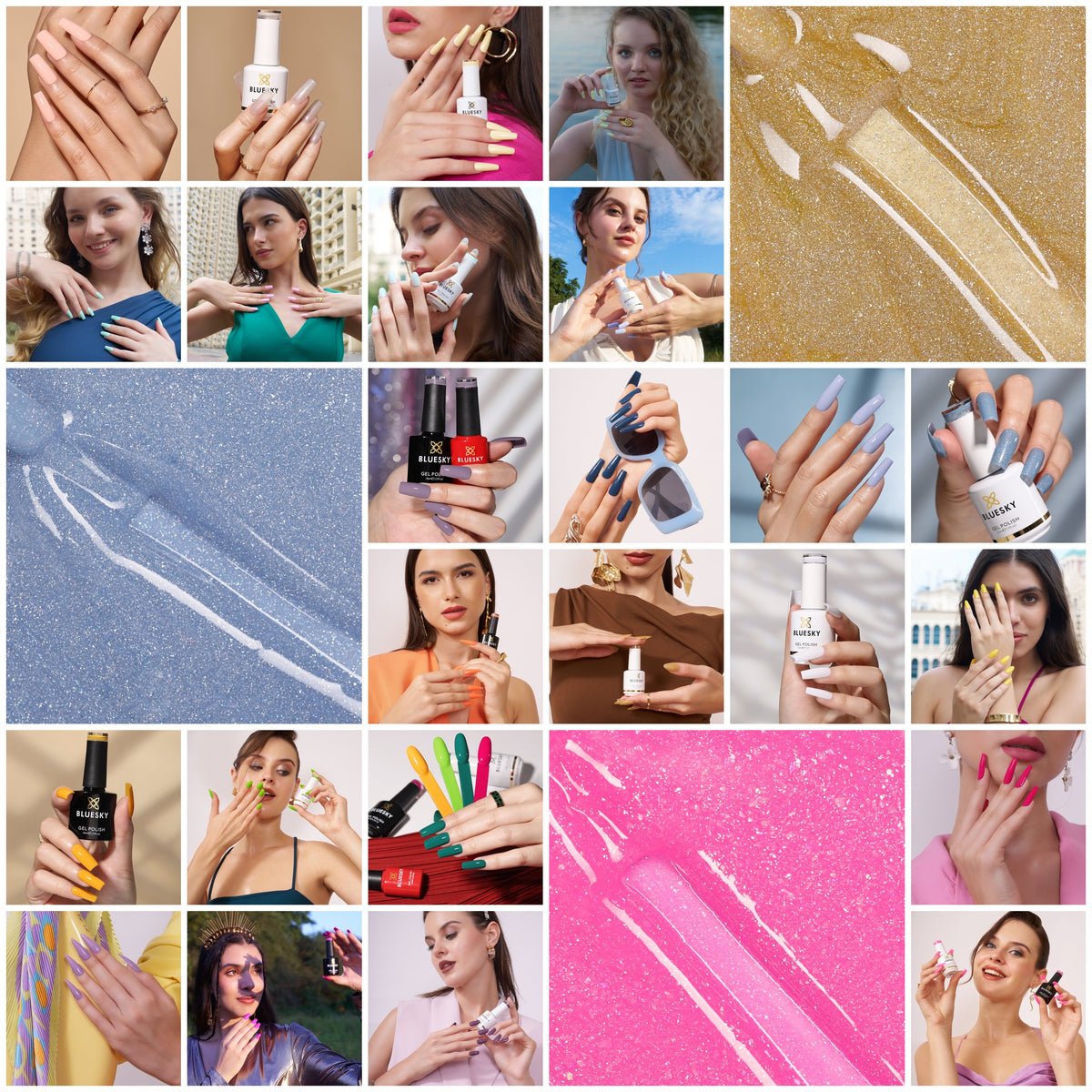 Kit Bluesky Colección Primavera Verano 2026 Edición Limitada – 24 Esmaltes 5 ml