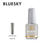 Esmalte tradicional - Sunny48 Silver glitter - plateado metálico