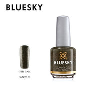 Esmalte tradicional - Sunny49 Steel gaze - gris oscuro con glitter
