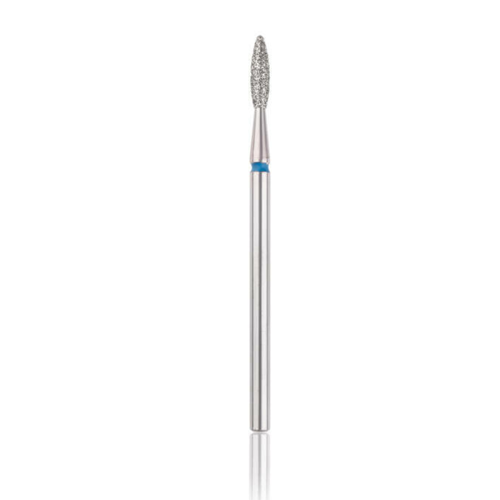 Fresa de diamante (flama) azul, L- 8,0 mm, Ø2,1 mm