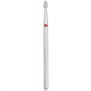 Fresa de Diamante (flama) roja, L-4,0 mm Ø2,1 mm