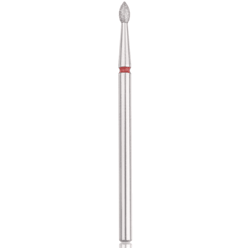 Fresa de Diamante (flama) roja, L-4,0 mm Ø2,1 mm