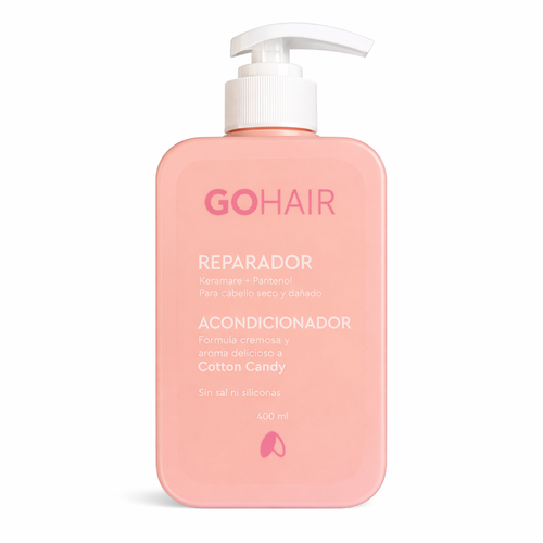 Acondicionador Reparador Cotton Candy 400 ml - Acondicionador Reparador Go Hair Chile