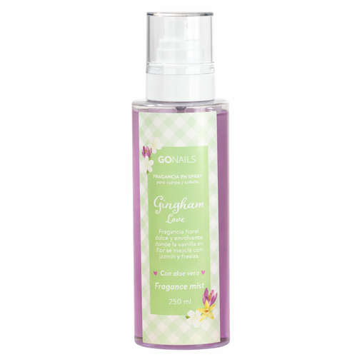 Fragancia Corporal - Gingham Love 250 ml - Fragancia Corporal Go Nails Chile