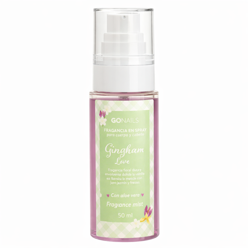 Fragancia Corporal - Gingham Love 50 ml - Fragancia Corporal Go Nails Chile