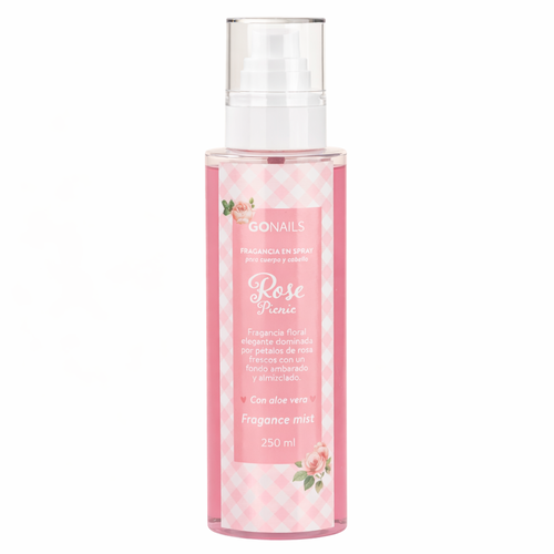 Fragancia Corporal - Rose Picnic 250 ml - Fragancia Corporal Go Nails Chile