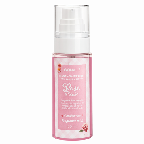 Fragancia Corporal - Rose Picnic 50 ml - Fragancia Corporal Go Nails Chile