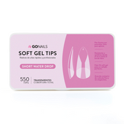 Soft Gel tips - Short Water Drop(Pre-limados) (550 unidades)