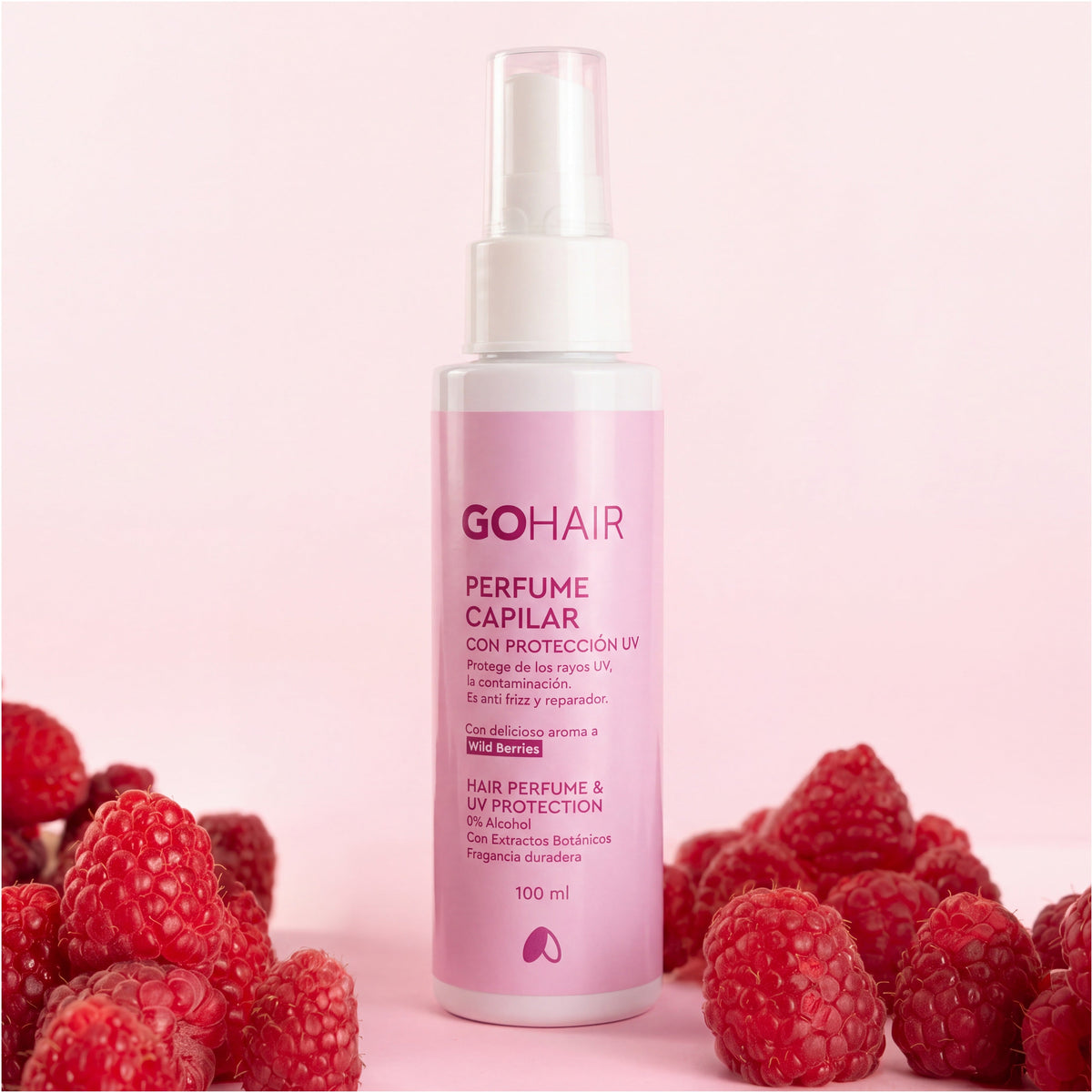 Perfume Capilar con Protección UV Wild Berries 100 ml Go Hair