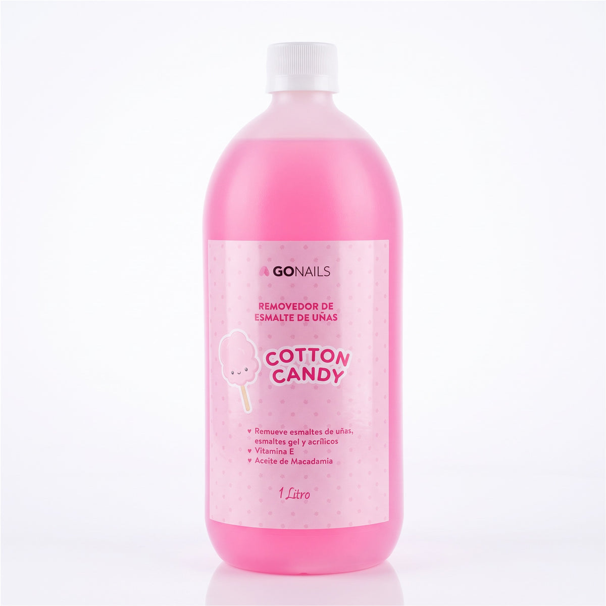 Removedor de esmaltes de uñas Cotton Candy 1 litro