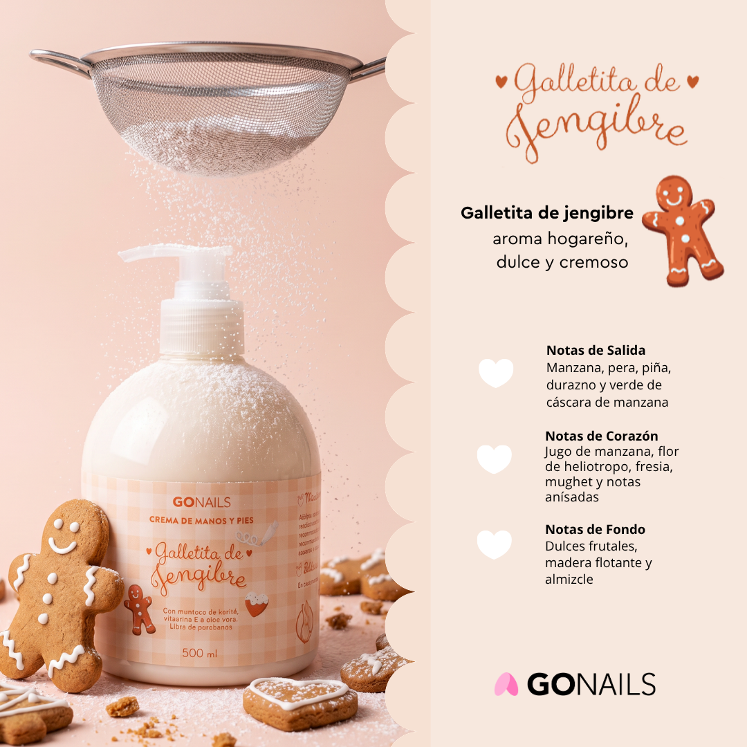 Notas olfativas Galletita de Jengibre Go Nails