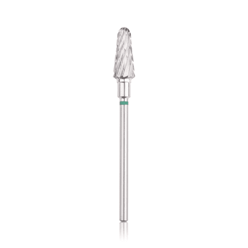 Fresa de carburo de tungsteno (cono redondeado) verde, L-14,0 - Ø6,0