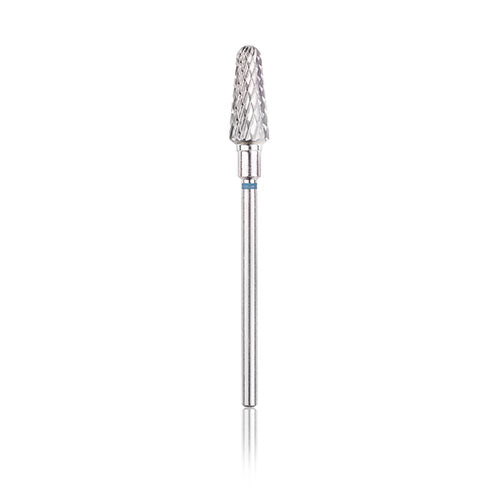 Fresa de carburo de tungsteno (cono redondeado) azul, L-14,0 mm, Ø6,0 mm