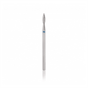 Fresa de diamante (flama) azul intenso, L- 8,0 mm, Ø2,1 mm