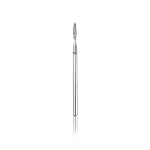 Fresa de diamante (flama) safe blue, L- 8,0 mm, Ø1,6 mm