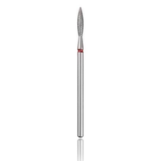 Fresa de diamante (flama) Safe Rojo, L- 8,0 mm, Ø2,1 mm