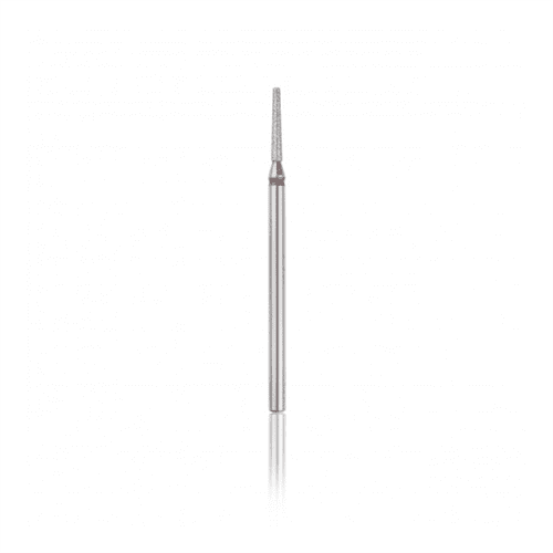 Fresa de diamante (frustum) roja, L-10,0 mm, Ø1,6 mm