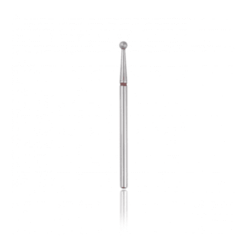 Fresa diamante (bola) roja, Ø2,5 mm