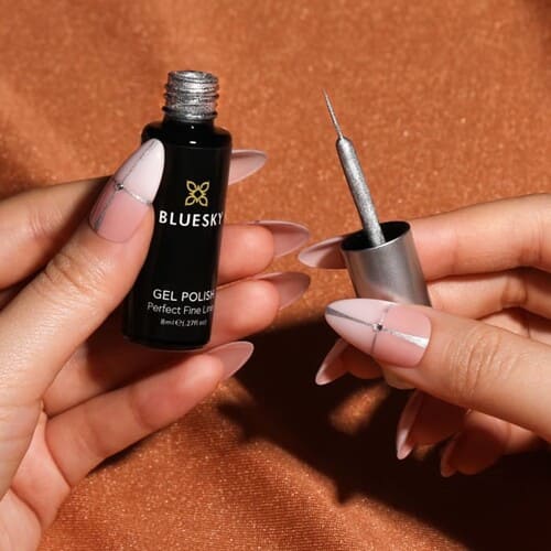 Liner Duo Dorado y Plateado