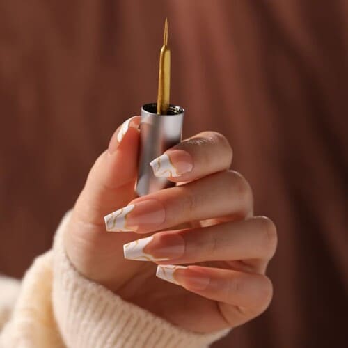 Liner Duo Dorado y Plateado