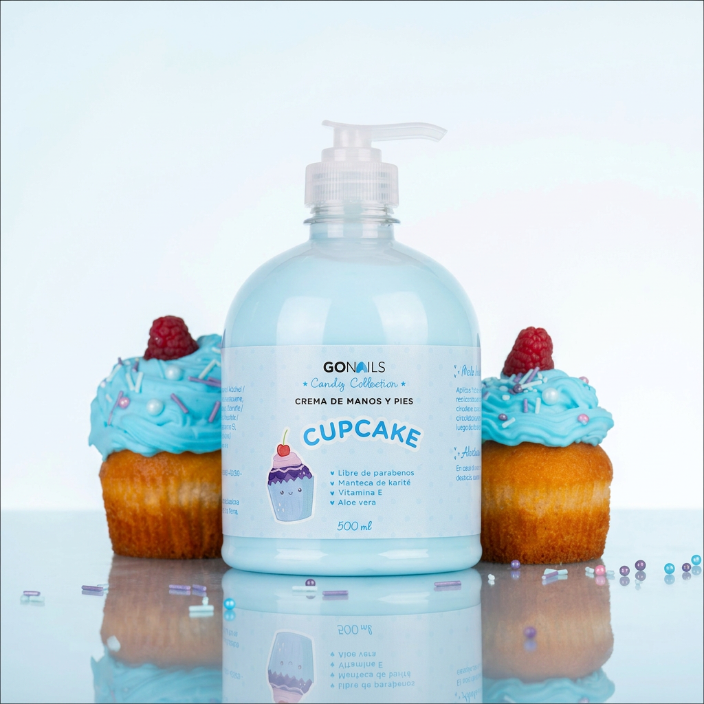 Crema de Manos y Pies 500 ml - Cupcake