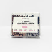 Set de Limas Barril + Fresa