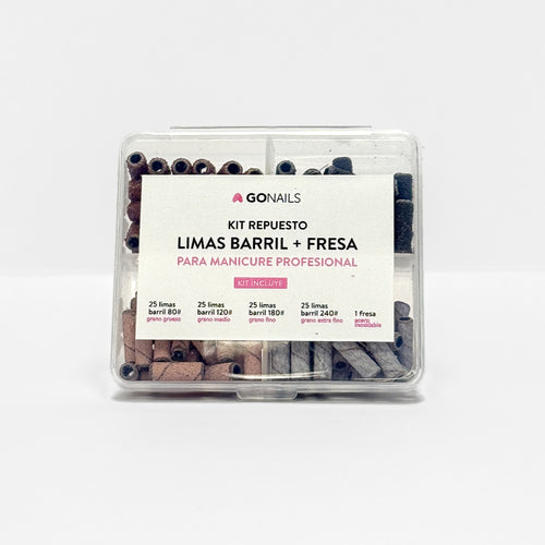 Set de Limas Barril + Fresa
