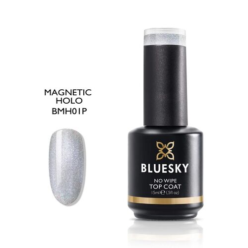 Bluesky Esmalte Permanente - Top Coat No Wipe Magnetic Holo