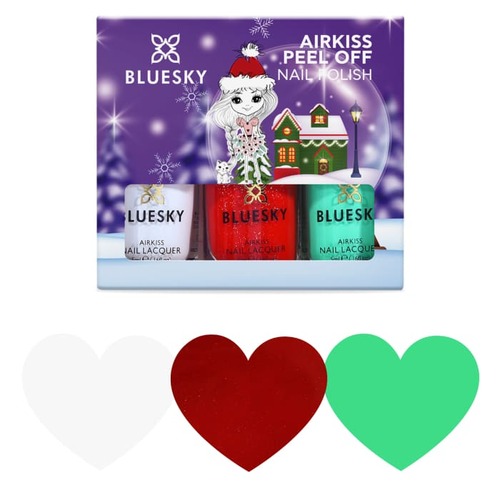 BLUESKY Kit para Niños Airkiss - Colección Candy Cane Peel Off