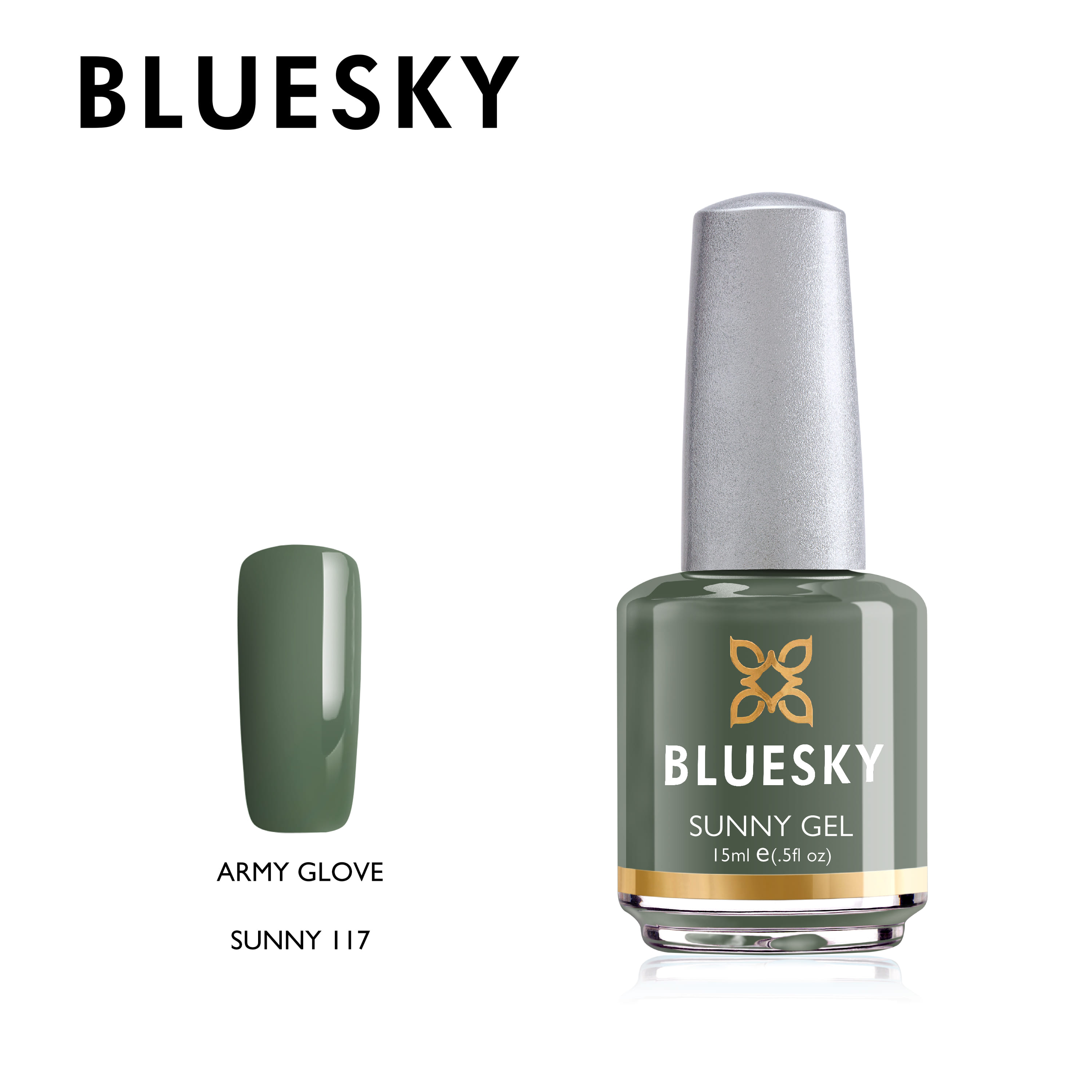 Esmalte Tradicional Bluesky - Army Glove