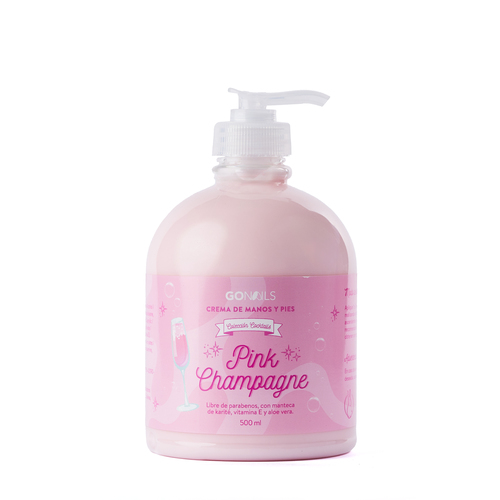 GO NAILS Crema de manos y pies Champagne - 500 ml