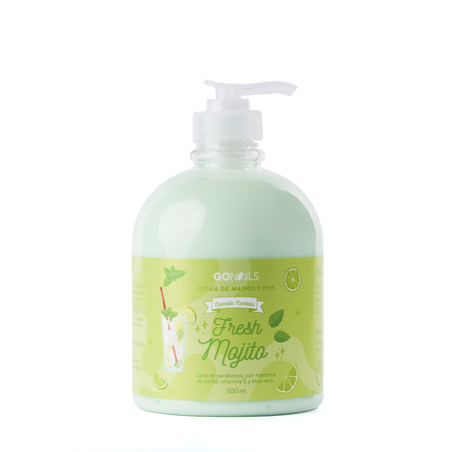 GO NAILS Crema de manos y pies Mojito Fresh - 500 ml